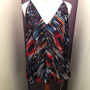 Multi colored dress tank top